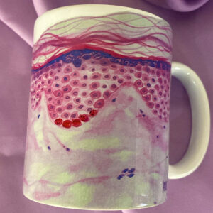 Caneca - Tecido Epitelial (com pequeno defeito: pequeno lascado conforme foto)